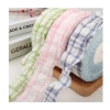 In stock: 4cm puff, checkered pleated webbing, flower packaging, bow accessory, material: fishtail yarn, ribbon Item Picture